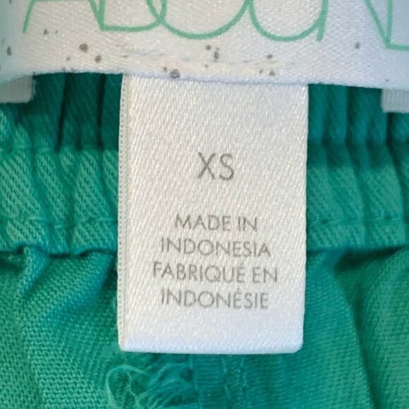 Abound Women's Elastic Waist Pull-On Cargo Jogger Pants Green Marine Size XS NWT - Picture 9 of 14